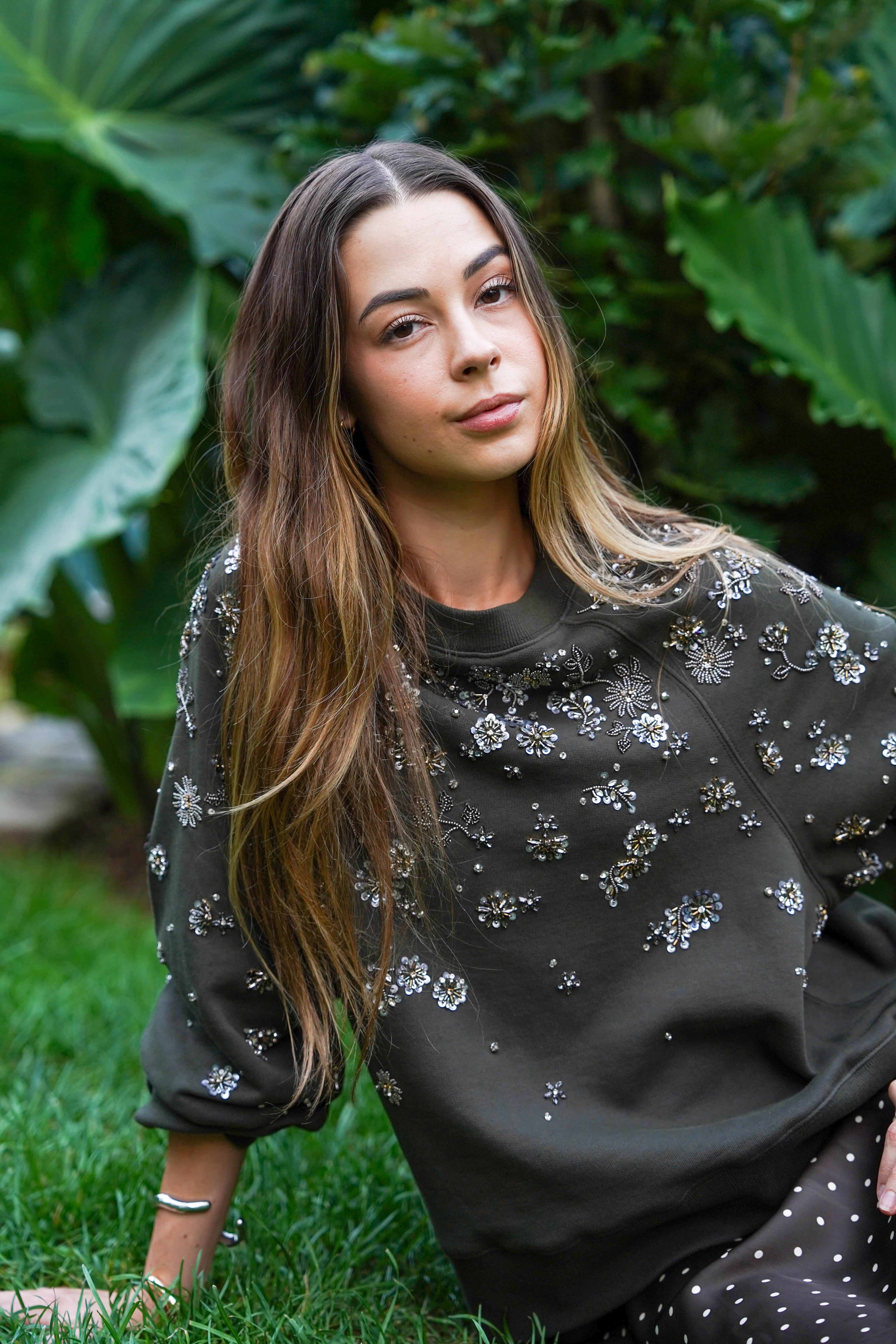 Sage Military Green Sweatshirt